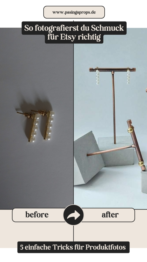 5 Tricks für Schmuck-Produktfotos Wie du Schmuck für Etsy professionell fotografierst von PasingaProps